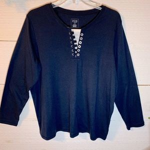 Casual Long Sleeve Jersey by Hasting & Smith.  Size 1X.